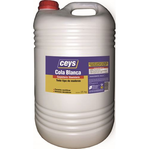 CEYS COLA BLANCA MADERA BOTE 25KG